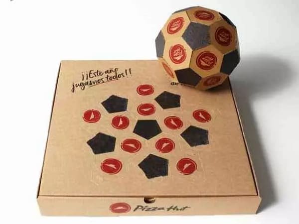 جعبه پیتزا با طرح بازی